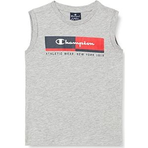 Champion Legacy Graphic Shop S/L tanktop, lichtgrijs gemêleerd, 3-4 jaar, kinderen en jongens