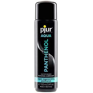 pjur AQUA Panthenol - Glijmiddel op waterbasis met verzorgende panthenol - verzorgt de huid zonder te plakken - per stuk verpakt (1 x 100 ml)