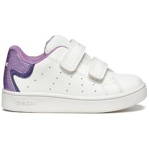 Geox Eclyper Girl A Sneakers voor meisjes, wit, 25 EU