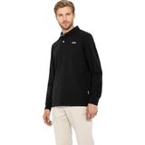 SCHOTT - Poloshirt - Zwart - Katoen - Lange Mouwen