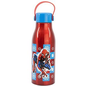 Stor Drinkfles van aluminium, Flexi handgreep, 760 ml | Spiderman Arachnid Grid