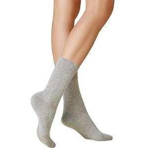 KUNERT Dames sokken Liz drukvrije band, grijs (lichtgrijs 0170), 35-38 EU