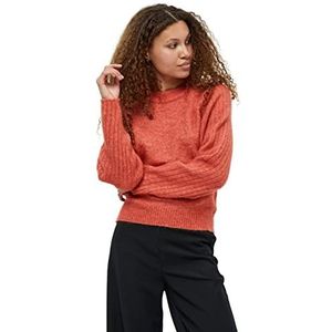 Minus Dames DITA Knit Raglan Trui, Pastelrood, L