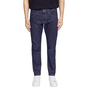 ESPRIT Stretch jeans met biologisch katoen, Blue Rinse, 28W x 30L