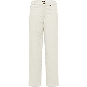 Lee Lange jeans voor dames met wijde pijpen, ecru, 25W x 33L
