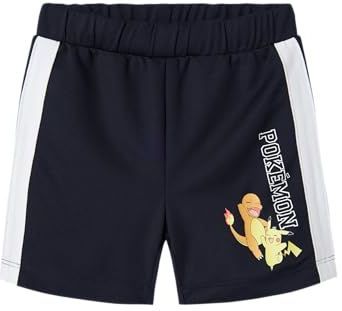 Name It - Nmmmanak Pokemon Nreg L Poly Shorts - Marineblauw - Jongens