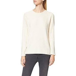 TOM TAILOR Dames Gebreide trui met structuur 1021036, 27789 - Smooth Light Sand Melange, L