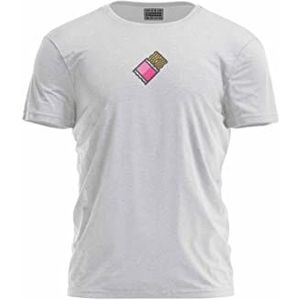 Bona Basics, Digitaal bedrukt basic T-shirt voor heren,% 70% katoen, 30% polyester, grijs, casual, herenbovenstuk, maat: M, grijs, M