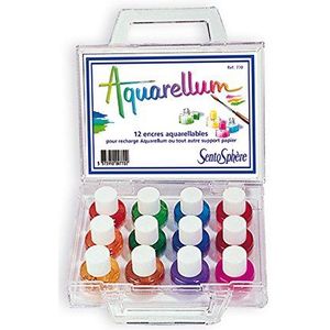 Sentosphere - Aquarellum Koffer mit 12 Farben