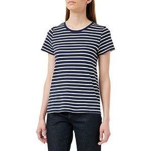 Petit Bateau A05UV T-shirt, smoking/marshmallow, XXS dames