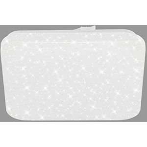 Briloner Leuchten LED plafondlamp, plafondlamp met sterrendecoratie, 8 watt, 900 lumen, 4.000 Kelvin, wit