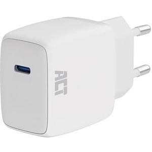 ACT 35 W USB-C oplader, USB-C Power Delivery PPS, GaNFast USB C-adapter, zonder oplaadkabel USB-stekker, iPhone, MacBook Air, Android - AC2135