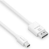 PureLink Mini DisplayPort op DisplayPort 1.3 kabel, 4K Ultra HD 60Hz, 21,6 GB/s bandbreedte, vergulde stekkercontacten, 2,00 m, wit