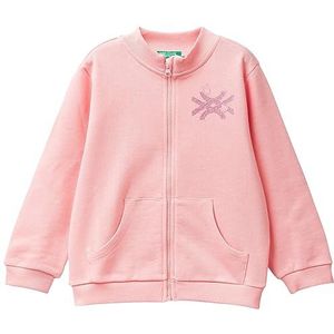 United Colors of Benetton Trainingsshirt voor meisjes en meisjes, Roze 03z, 2 jaar