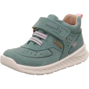 Superfit Breeze Babyschoentje, licht gevoerde Gore-tex loopschoen, Groen Roze 7000, 20 EU