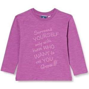 Chicco Uniseks T-shirt met lange mouwen voor jongens, Licht paars, 1 jaar