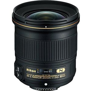 Nikon AF-S Nikkor 24mm 1:1.8G ED lens (72 mm filterschroefdraad) voor Nikon-F-bajonet zwart