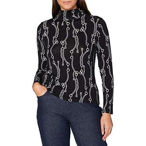 Blue Seven dames alloverdruk, staande T-shirt