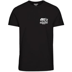 JACK&JONES JUNIOR JORARUBA Tee SS Crew Neck 2 FST JNR, zwart, 140 cm