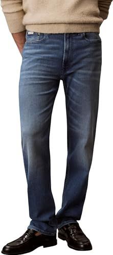 Calvin Klein Heren Standard Straight Embers Jean LV04RE782G Jeans, Blauw (Embers), 28W/30L, Blauw (Embers), 28W / 30L