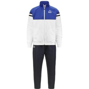 Kappa Gronati Man Comfortabele en stijlvolle sportkleding, koningsblauw, wit en marineblauw, maat 2XL