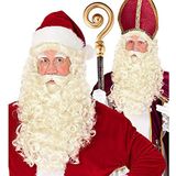 WIDMANN De kerstman en ST. NICHOLAS PRUIK MET BAARD, SNOR EN WENKBRAUWEN in doos -