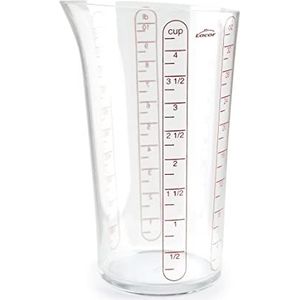 Lacor - 67071 - basismaatbeker, container met afmetingen, vloeistofmeter, hoogwaardige kunststof, BPA-vrij, 10,5 cm, 1 l