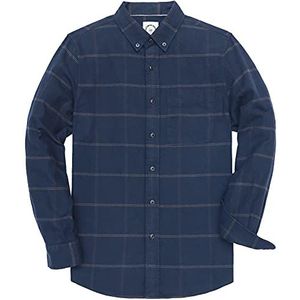 Dubinik® Heren Flanellen Overhemden Met Lange Mouwen Western Fleece Overhemden Met Button Down Casual Overhemd Regular Fit