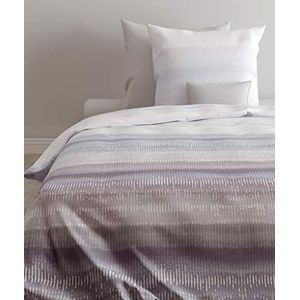 Zo.Home Berkano Duvet Cover, 100% Cotton Satin, Purple, 260 x 220 Cm, 1.0 Pieces