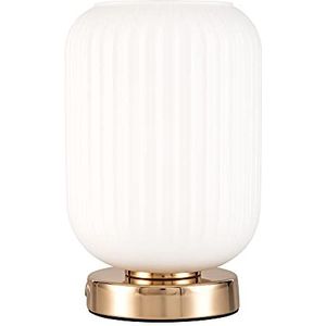 Pauleen 48193 Noble Purity tafellamp max. 20 watt wit, champagnegoud glas, metaal E27