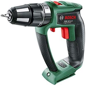 Bosch Home and Garden PSB 18 LI-2 Ergonomic Accu-slagboorschroevendraaier, oplader, accu, schroefbit, koffer, borstelloze EC-motor (18 V, 2,5 Ah, schroeven tot Ø 10 mm, boor-Ø 38 mm hout, 13 mm staal)