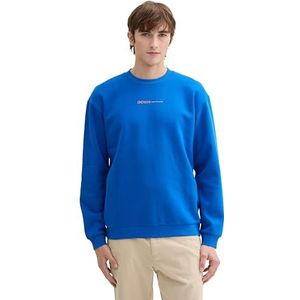 TOM TAILOR Denim Sweatshirt voor heren, 21718 - Lapis Azul Blue, L