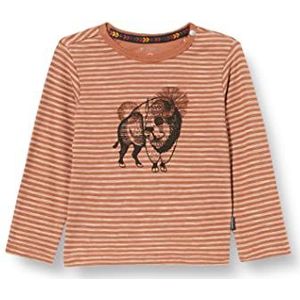 Noppies Baby Baby-jongens B Tee Ls Rimini T-shirt, Carob Brown - P783, 50 cm