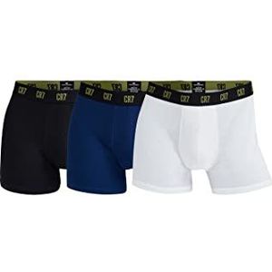 CR7 Heren Biologisch Katoen Trunk 3-Pack, Multicolour, XL