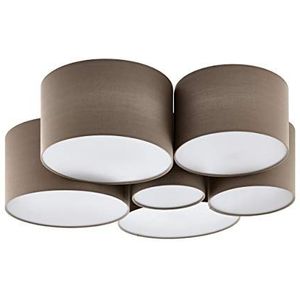 EGLO PASTORE 1 plafondlamp, staal, 240 W, wit, taupe
