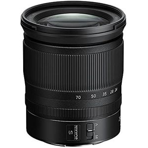 NIKON NIKKOR Z 24-70mm f4 S full-frame standaard zoom lens/objectief - Grote Z lens vatting voor hoogste kwaliteit beelden - Foto en 4K video - weerbestendig - licht & compact - JMA706DA, Zwart
