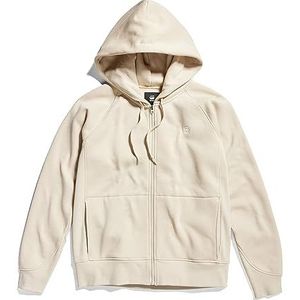 G-STAR RAW Dames Premium Core 2.0 Zip Through Sweatshirt, beige/kaki (Brown Rice C235-D309), XXS