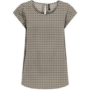 Onlnova Life VIS S/S TOP AOP, Chipmunk/Aop: 588 Breaker Geo, 36