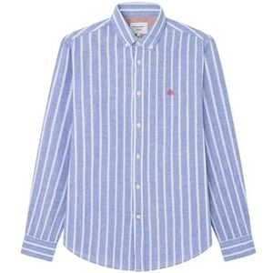 Pedro del Hierro Bermuda geruit - blauw - 50