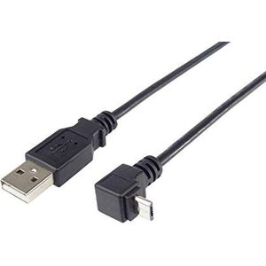 PremiumCord USB - Micro USB 2.0 High Speed datakabel, 5pins, AWG28, kleur zwart, lengte 1,8m