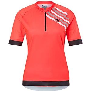 Ziener Naria Fietsshirt/Fietsshirt voor dames, mountainbike/racefiets, ademend, sneldrogend, elastisch, korte mouwen,