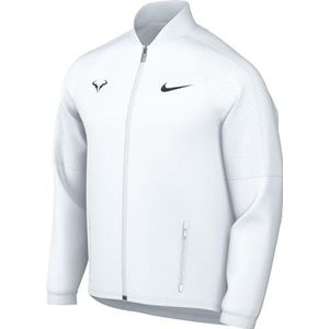 Nike Jas Rafa Dri-Fit herenjack, wit/zwart, DV2885-100, S