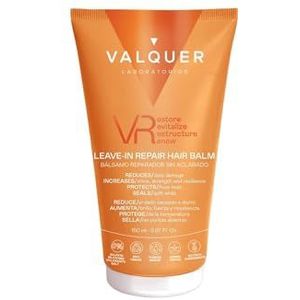 Valquer VR Herstellende Balsem 3-in-1 zonder uitspoelen: Conditioner, Serum en Intensieve Behandeling. Hydraterend en Puntensealer. Leave-in, Vegan. 200 ml