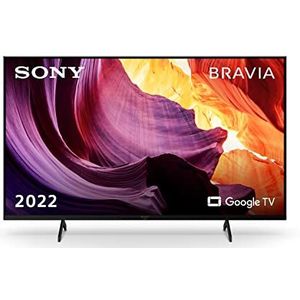 Sony BRAVIA KD-50X80K/P (50 inch), LCD, 4K Ultra HD (UHD), High Dynamic Range (HDR), Google TV, 2022 Model (zwart)
