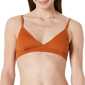 Amazon Essentials Dames lichte ondersteuning klassieke bikini badpak top, terracotta, XX-Large