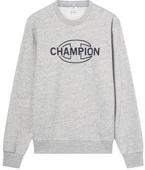 Champion - Authentic Athletic Apparel - Sweatshirt - Marine / Grijs Gemêleerd