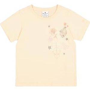 Champion T-shirt met korte mouwen voor meisjes, Roze (Ps187), 7-8 jaar