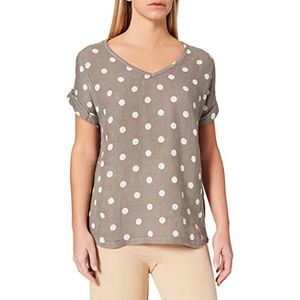 Bonamaison Dames TRLSC101712 Blouse, licht Taupe, S