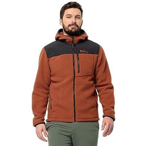 Jack Wolfskin Kammweg Pile FZ Fleecejack voor heren, Roze, L