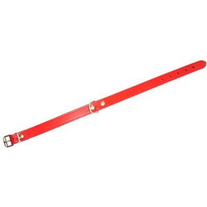 Heim 6000882 leren halsband, 30 mm breed, 65 cm lang, rood